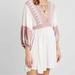 Free People Dresses | Free People Turn Heads Embroidered Mini Dress | Color: Pink | Size: S