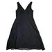 J. Crew Dresses | J Crew Solid All Black 100% Silk Chiffon Sleeveless Sophia Dress Womens Size 10 | Color: Black | Size: 10