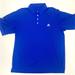 Adidas Shirts | Adidas Climalite Golf Shirt Blue On Blue Striped Size Large | Color: Blue | Size: L