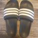 Adidas Shoes | Adidas Slide - Size 9 Women’s | Color: Black/White | Size: 9