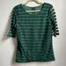 Anthropologie Tops | Anthropologie Striped Work Top | Color: Green | Size: Xl