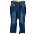 Urban Outfitters Jeans | Bdg Urban Outfitters Jeans Womens 29 Blue Wide Straight Leg Denim Jean High Rise | Color: Blue/White | Size: 29