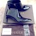 Gucci Shoes | Authentic New In Box Gucci Vernice Crystal Nero Ankle Booties Size 7 | Color: Black | Size: 7