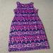 Columbia Dresses | Columbia Womens Sun Dress Size Small Pink Blue Geometric Sleeveless Pullover | Color: Pink | Size: S