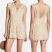 Free People Dresses | 2/$50 Cream Colored Free People Lace Embroidered Dress In Size 0- Msrp$168. | Color: Cream/Tan | Size: 0