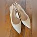 Kate Spade Shoes | Kate Spade Slingback Shoes Heels Nude Beige Nwob | Color: Tan | Size: 7
