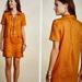 Anthropologie Dresses | Anthropologie Maeve Linen Lace Up Dress Blogger Favorite Safari Style Tunic | Color: Orange | Size: 6