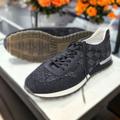 Louis Vuitton Shoes | Louis Vuitton Lv Auth Mens Sport 0711 Damier Shoes Black Sneakers Lace Sz Us 12 | Color: Black | Size: 12