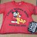 Disney Tops | New Women’s Disney “I Just Wanna Hang With My Dog” T-Shirt Small 4-6 & Free Case | Color: Red/Yellow | Size: S