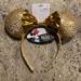 Disney Other | Disney Minnie Mouse Headband | Color: Gold | Size: Os