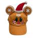 Disney Accessories | Disneyland Christmas Gingerbread Hat | Color: Red/Tan | Size: Os