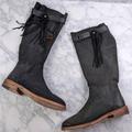 Free People Shoes | Free People Suede Leather Gray Boots Size 41 | Color: Gray | Size: 11
