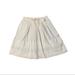 Anthropologie Skirts | Anthropologie Odille White Pintucked Tiered Stripe Skirt Women’s Size M | Color: White | Size: M