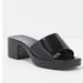 American Eagle Outfitters Shoes | Black Jelly Heel Sandal | Color: Black | Size: 8