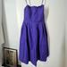 J. Crew Dresses | J. Crew Cotton Cady Claudine Strapless Dress In Royal Purple | Color: Purple | Size: 4