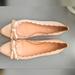 Kate Spade Shoes | Kate Spade Scalloped Ballet Flats Pointy Toe Pale Pink Size 6.5 | Color: Pink | Size: 6.5