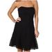 Lilly Pulitzer Dresses | Lilly Pulitzer Dress Women Size 10 Black Vicki Eyelet Strapless | Color: Black | Size: 10