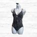 Athleta Swim | Athleta Nwot One Piece Swimsuit Gray & Black Size Medium | Color: Black/Gray | Size: M