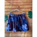 Anthropologie Dresses | Edme And Esyllte Anthropologie Cotton Blue Orange Floral A Line Skirt Size Xs | Color: Blue/Orange | Size: Xs