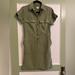 J. Crew Dresses | J Crew Utility Army Green Shirt Dress 00 | Color: Green | Size: 00