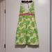 Lilly Pulitzer Dresses | Lilly Pulitzer - Lily Pad Hip Hop Frog Halter Sundress - 4 . | Color: Green/Yellow | Size: 4
