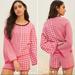 Anthropologie Tops | Anthropologie Sierra Lounge Set S Nwot | Color: Pink | Size: S