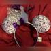 Disney Accessories | Disneyland Parks Ears Headband (Purple And White Crown) | Color: Purple/White | Size: Os