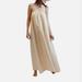 Free People Dresses | Free People Maxi Open Shoulder Dress | Color: Cream | Size: Xs