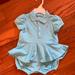 Ralph Lauren One Pieces | Aqua One Piece Ralph Lauren Tennis Dress With Built In Panty. Size 9 Months. | Color: Blue | Size: 9mb