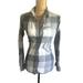 Columbia Tops | Columbia Women's Anytime Casual Stretch Plaid Shirt | Color: Gray/White | Size: S