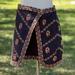 Free People Skirts | Free People Bright Lights Embroidered Mini Skirt Black Double Layer | Color: Black | Size: 4