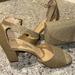 Jessica Simpson Shoes | Jessica Simpson Gold Shoes And Matching Clutch | Color: Gold | Size: 8.5