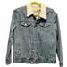 Levi's Jackets & Coats | Levi’s Silver Tab Unisex Trucker Sherpa Collar Jacket Size Youth L | Color: Blue | Size: Lg