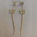 Jessica Simpson Jewelry | Jessica Simpson Earrings | Color: Gold/White | Size: Os