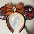 Disney Accessories | Halloween 2022 Disney Ears. The Ghost Glows In The Dark! | Color: Black/Orange | Size: Os