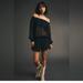 Free People Dresses | Free People Carina Meadow Lace Mini Dress Black Size Xs Runs Big!! New! #125 | Color: Black | Size: Xs-M