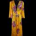 Free People Dresses | Free People Yellow Alexa Duater Long Casual Duster Dress - Size Medium *Nwot* | Color: Yellow | Size: M