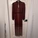 Kate Spade Dresses | Kate Spade Metallic Knit Maxi Dress | Color: Brown | Size: S