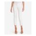 Jessica Simpson Pants & Jumpsuits | Jessica Simpson Womens White Stretch Zippered Ankle Straight Leg Pants 25 | Color: White | Size: 25w