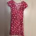 American Eagle Outfitters Dresses | American Eagle Flower Dress | Color: Red/White | Size: Xs