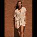 Zara Tops | Brand New Zara Frayed Linen Tunic | Color: White | Size: Xs