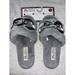 Jessica Simpson Shoes | Jessica Simpson Gray Faux Fur Slide Slippers With Silver Chain Womens Size S 6-7 | Color: Gray/Silver | Size: 6