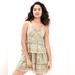 American Eagle Outfitters Dresses | Ae Tiered Halter Strap Mini Dress. Medium | Color: Green | Size: M