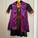 Disney Costumes | Disney Frozen Dress Up Anna Dress With Cape. Toddler Size 3t-4t | Color: Black/Purple | Size: 3t-4t