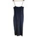 Ralph Lauren Dresses | 90s Ralph Lauren Stretch Silk Maxi Dress | Color: Black | Size: L