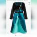 Disney Costumes | Disney Frozen 2 Anna Corronation Size 3 Up To 98 Cm Brand New With Tags | Color: Green/Purple | Size: Size 3t Up To 98 Cm