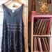 Free People Dresses | Fp Rare Free People Trapeze Voile Lace Slip Dress Aso Ahs Violet Harmon Storm Xs | Color: Black/Gray | Size: Xs