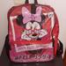 Disney Accessories | Disney Minnie Mouse Backpack W/Water Bottle | Color: Red | Size: Osbb