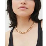 Urban Outfitters Jewelry | Curb Chain Necklace | Color: Gold | Size: Os