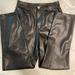 Zara Pants & Jumpsuits | (Size 2) Zara Faux Leather High Rise Straight Leg Pant | Color: Black | Size: 2